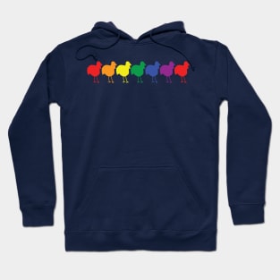 Turkey Pride Thanksgiving Rainbow Hoodie